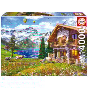 EDUCA 4000 PIECE PUZZLE CHALET IN THE ALPS