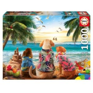 EDUCA 1000 PIECE DOGS ON THE BEACH