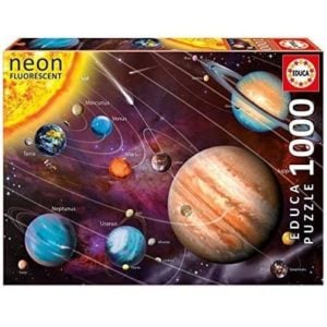 EDUCA 1000 PIECE NEON SOLAR SYSTEM PUZZLE