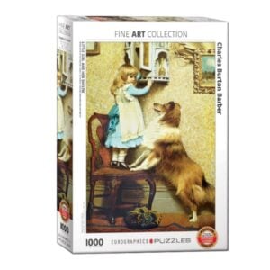 EUROGRAPHICS 1000 PIECE LITTLE GIRL AND HER SHELTIE