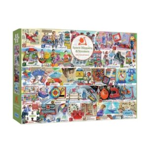 GIBSONS 1000 PIECE VAL GOLDFINCH SPACE HOPPERS AND SCOOTERS