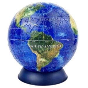 PINTOO 240 PIECE 3D PUZZLE BLUE EARTH GLOBE WITH BASE