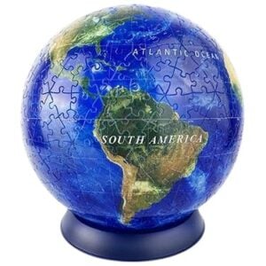 PINTOO 540 PIECE 3D PUZZLE BLUE EARTH GLOBE WITH BASE