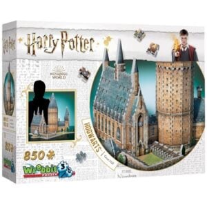 WREBBIT 850 PIECE 3D PUZZLE HARRY POTTER HOGWARTS GREAT HALL