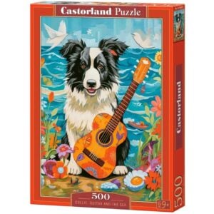 CASTORLAND 500 PIECE COLLIE GUITAR AND THE SEA