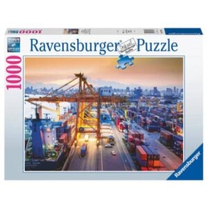 RAVENSBURGER 1000 PIECE HAMBURG CONTAINER PORT