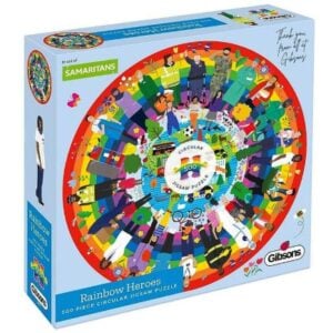 GIBSONS 500 PIECE RAINBOW HEROES