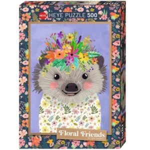 HEYE 500 PIECE FLORAL FRIENDS HEDGEHOG