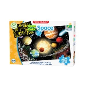 THE LEARNING JOURNEY GLOW IN THE DARK SPACE DOUBLE PUZZLE