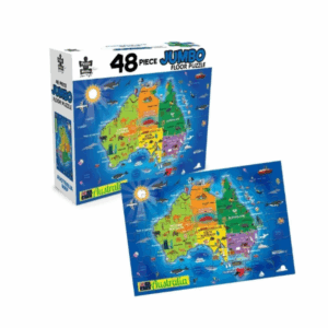 PUZZLE MASTER 48 PIECE AUSSIE MAP FLOOR PUZZLE